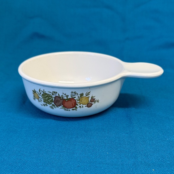 Corningware White Bowl with Colorful Vegetable Design - Picture 5 of 7